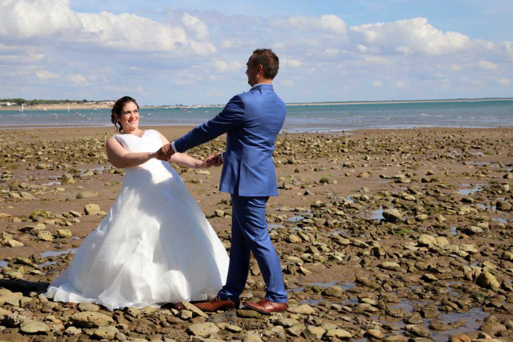 Photo de mariage sur la plage
